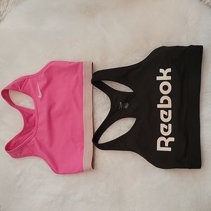 Women's Nike & Reebok workout bras